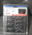 Wahl Stainless Steel 8 Comb Guard Set Fits Detachable Blades 0A, 1, 1A Open Box. Fixed Price $36.36.