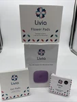 Livia Menstrual Pain Relief Device * Purple Comes W/ Flower/gel Pad & Skin. Fixed Price $120.00.