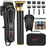 Professional Hair Clippers Kit Cordless Corded Barber Grooming Rechargeable. Fixed Price $50.41.