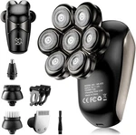 Shpavver Head Shavers For Bald Men: 5-IN-1 Electric RAZOR-IPX7 Waterproof. Fixed Price $49.99.