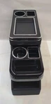 Qkvcx Center Console Organizer Minivan Suv W/ Phone & Cup Holders - Black Storag. Fixed Price $134.00.