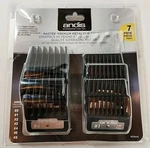 New Andis Master Series Premium Hair Clipper Attachment Comb 7 Ct #33645 Black. Fixed Price $22.00.