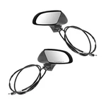 Femprxz Side Mirror Manual Pair Set Left/right Plastic Black-housing. Fixed Price $346.99.