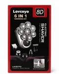 New Lovcoyo LK-8370 8D Head Shaver Men 6-IN-1 Bald Razor Wet Dry Usb. Fixed Price $23.99.