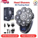 9D Head Shavers For Bald Men, 5-IN-1 Electric Razor Bawldy 9.0 Ultra Groomie. Fixed Price $44.21.