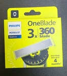 Philips Norelco Oneblade Replacement 360 Pack Genuine Shaver Blades. Fixed Price $24.99.