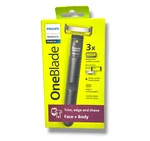 Philips Norelco One Blade 3X Trim, Edge And Shave Face + Body QP1624/70. Fixed Price $32.95.