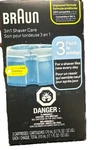 Braun 3 In 1 Clean & Renew Shaver Cartridges Refills Pack Lemon Fresh. Fixed Price $17.00.