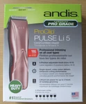 Andis Proclip Pulse 5 Cordless Clipper Rose Gold Open Box Unused LCL-2. Fixed Price $99.95.