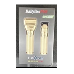 Babylisspro Fxone Goldfx Cordless T-blade Trimmer & Double-foil Shaver Kit. Fixed Price $130.00.