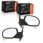 Pair (2) Manual Door Mirror - Compatible With Chevy Driver And Passenger Side. Fixed Price $161.28.