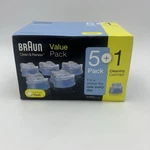 Braun Clean & Renew System Cartridges Refills 6 Pack Lemon Fresh Open Box. Fixed Price $34.99.