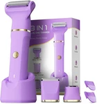 Tiovara Womens 3-IN-1 Bikini Trimmer Painless Electric Razors Shaver IPX7. Fixed Price $6.73.