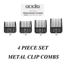 Andis Metal Clip Blade Attachment Guide Comb Set*fit GO,G,BMC,D-2,OUTLINER Ii. Fixed Price $36.99.