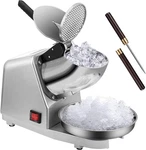 Electric Ice Crusher Shaver 4 Blades 210LBS Hr Snow Cone Maker Silver VH1135. Fixed Price $154.99.