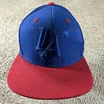 Clippers Hat Cap Mens Blue Red Snapback Mitchell & Ness Logo Nba. Fixed Price $21.99.