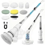 Cordless Electric Spin Scrubber, 4 Angles With 8 Replaceable Brush Heads, Adj.... Fixed Price $56.37.