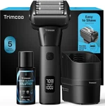 Electric Shaver For Men Trimcoo 5-BLADE Foil Razor Kit Self-cleaning Usb-c. Fixed Price $60.00.