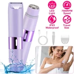 2-IN-1 Bikini Trimmer For Women Dual Head Electric Body Shaver IPX5 Waterproof. Fixed Price $22.99.