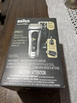 Braun Pro+ Electric Shaver With 6-IN-1 Smartcare Center Procomfort Head 9597CC. Fixed Price $280.00.