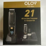 Olov 21 All-in-one Cordless Rechargeable Trimmer, 6 Heads, Men, Black, YH-7280. Fixed Price $29.99.