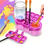 Automatic Paint Brush Cleaner Machine With Drain Button Art Cleaning Tool. Fixed Price $24.99.