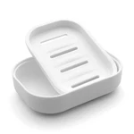 Plastic Soap Dish, Container, Keeps Dry,easy Cleaning,drain,white. Fixed Price $14.44.