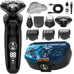 Manecode Electric Razor For Men - Shaver With Floating 8 Travel Case, Black. Fixed Price $158.90.