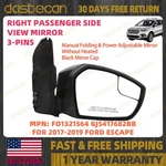 3-PINS Right Passenger Side View Mirror 2017 2018 2019 Ford Escape FO1321564. Fixed Price $98.95.