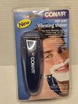 1999 Conair Battery Operated Easy Glide Vibrating Shaver Nos Model VMS9CS. Fixed Price $9.99.