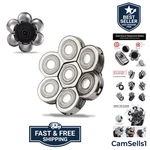 Shaver Replacement Heads, 7D Rotary Blades, Silver, Men's Electric Shave.... Fixed Price $28.99.