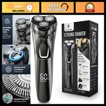 Shpavver Electric Razor For Cordless: Mens Shavers, 4D Flex Blades. Fixed Price $79.99.