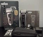 Braun Series 8517S Wet Dry Cordless Foil Shaver Protrimmer Kit. Fixed Price $134.99.