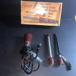 Vintage Oster Tight Ii Curling Iron Brush Set Model 382-07 W/ Box *tested*. Fixed Price $22.49.