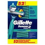 Gillette SENSOR2 Plus Disposable Lubrastrip Pivot - 52 Razors. Fixed Price $44.98.