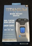New Titanium Edge Micro Rotary Shaver 2 Heads Cordless Neck Face Body. Fixed Price $24.99.