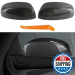 Qlhshop Carbon Fiber Side Mirror Covers Upper Half Cap For 2007-2014 Chevy. Fixed Price $82.23.