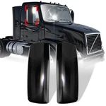 High Soar Black Door Mirror Cover For Volvo Vnl 2004-2017, Side .... Fixed Price $99.57.