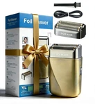 Ruim Electric Razor For Men 2-IN-1 Foil Shaver & Trimmer, Usb-c Fast Gold. Fixed Price $27.99.