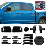 12X Full Exterior Handle Mirror Antenna Cover Trim 2015-2020 Ford F150 Black. Fixed Price $131.99.