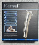 Rechargeable Kemei KM-418 Electric Cordless Hair Clipper Beard Mustache Trimmer. Fixed Price $13.22.