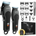 Yineel Hair Clippers For Men, Professional Cordless & Trimmer Set,. Fixed Price $36.38.