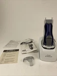 Philips Norelco Shaver Razor With Stand Blue 8160XLCC Tested & Working Manual. Fixed Price $39.99.