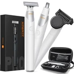 Trimcoo New Electric Beard & Nose Hair Trimmer Kit - Painless Razor With 12 I.... Fixed Price $74.80.