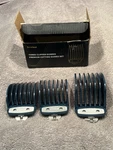 Lot Of 3 Yinke Clipper Guard Wahl Hair Trimmers Metal Sizes 10, 12, 16. Fixed Price $13.99.
