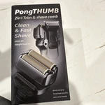 Pongthumb CS615 2-IN-1 Facial Foil Shaver, Dual-head, Wet/dry, Black. Fixed Price $65.00.