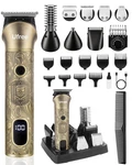 Ufree Beard Trimmer For Men, Electric Razor Shaver, 21 Piece Set, Bronze. Fixed Price $73.90.
