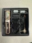 Kemei KM-418 Rechargeable Cordless Hair Clipper, Precision Trimmer, Silver. Fixed Price $18.99.