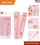 Dermave Bikini Shaver, Silky Glow 2 1 Body Aura Womens Shavers. Fixed Price $31.99.