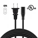 Ul 6FT Ac Power Cable Cord Plug For Brori OWRB-USME001 Electric Razor Women. Fixed Price $10.32.